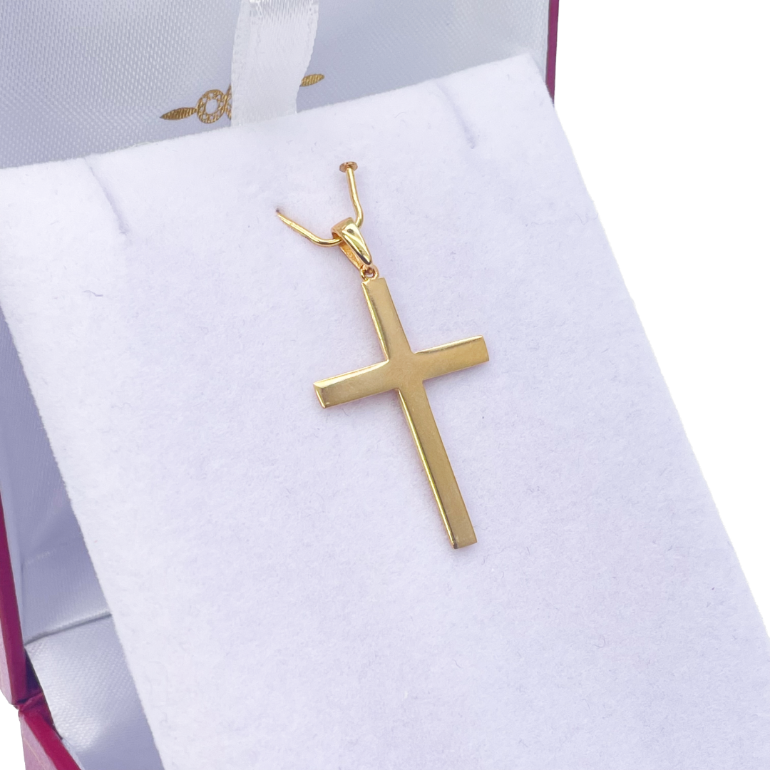 22ct Yellow Gold Classic Cross Pendant