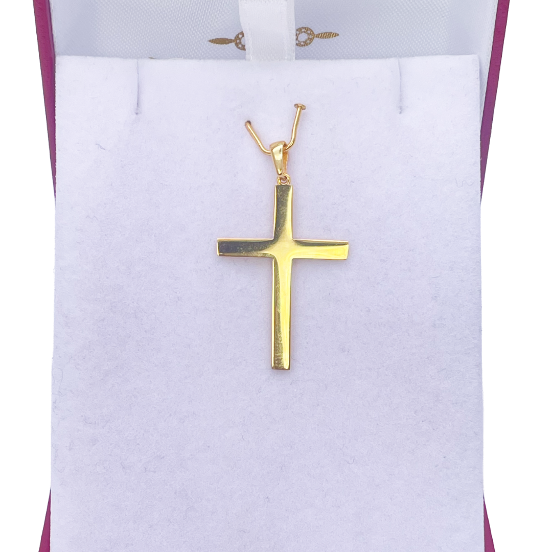 22ct Yellow Gold Classic Cross Pendant