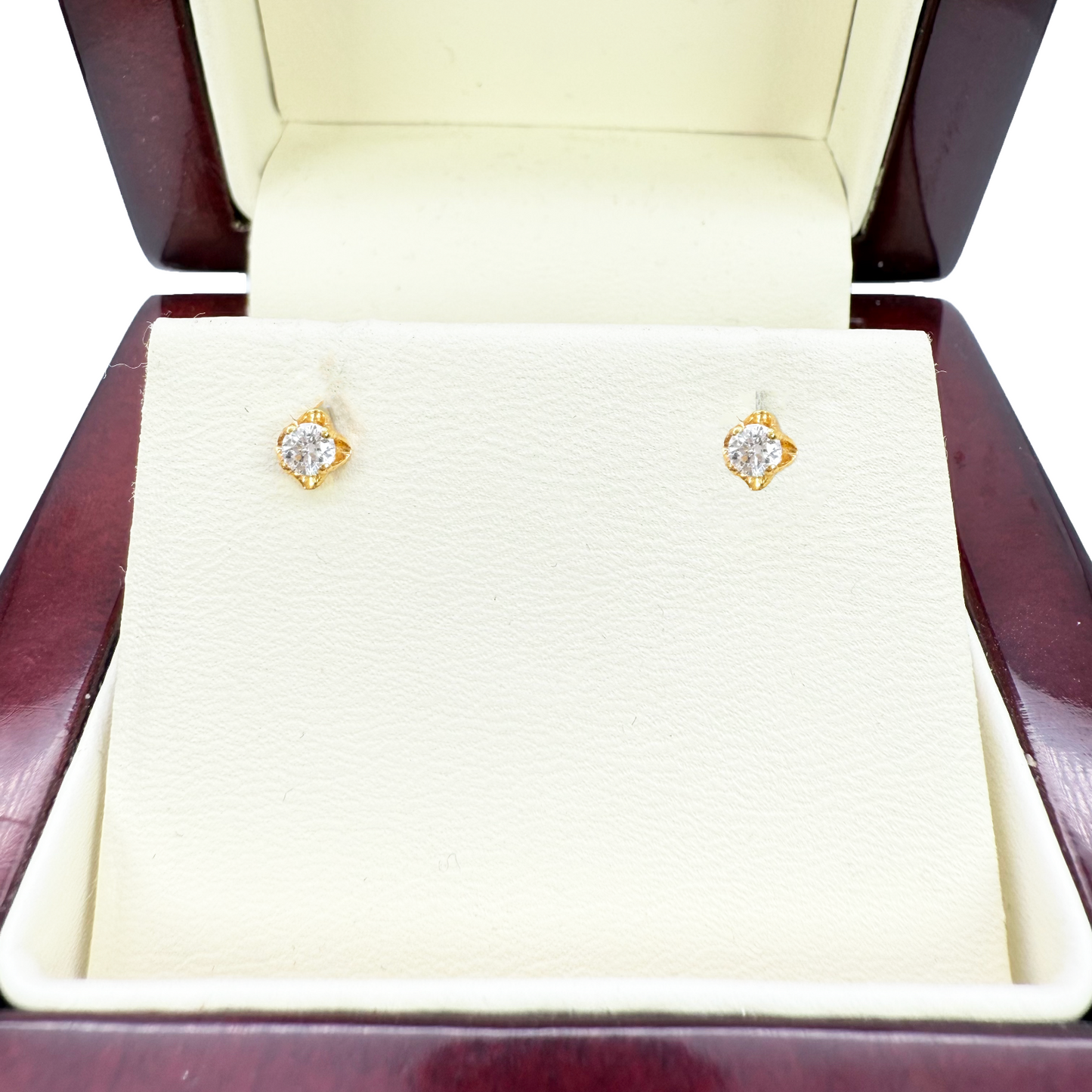 22ct Yellow Gold Children's Stud Earrings, Tragus, Helix Or 2nd Lobe (2.5/3.0mm)