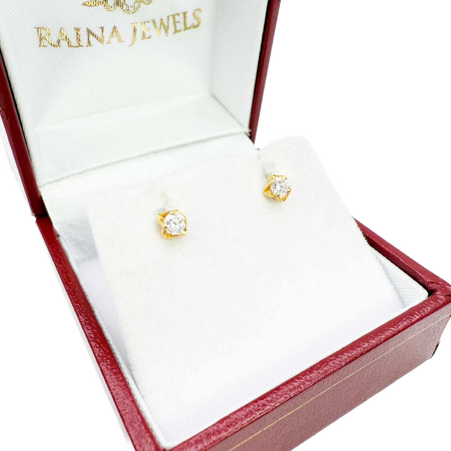 22ct Yellow Gold Children's Stud Earrings, Tragus, Helix Or 2nd Lobe (2.5/3.0mm)
