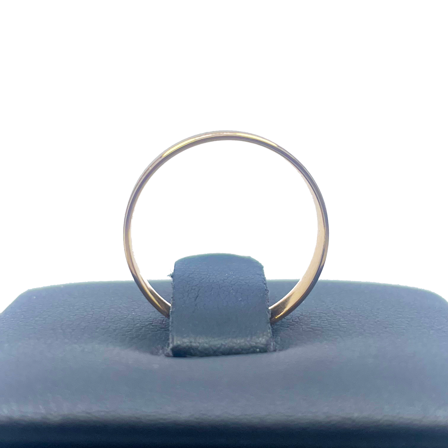22ct Yellow Gold High Polished Edge & Matte Middle Men's Wedding Band 6mm