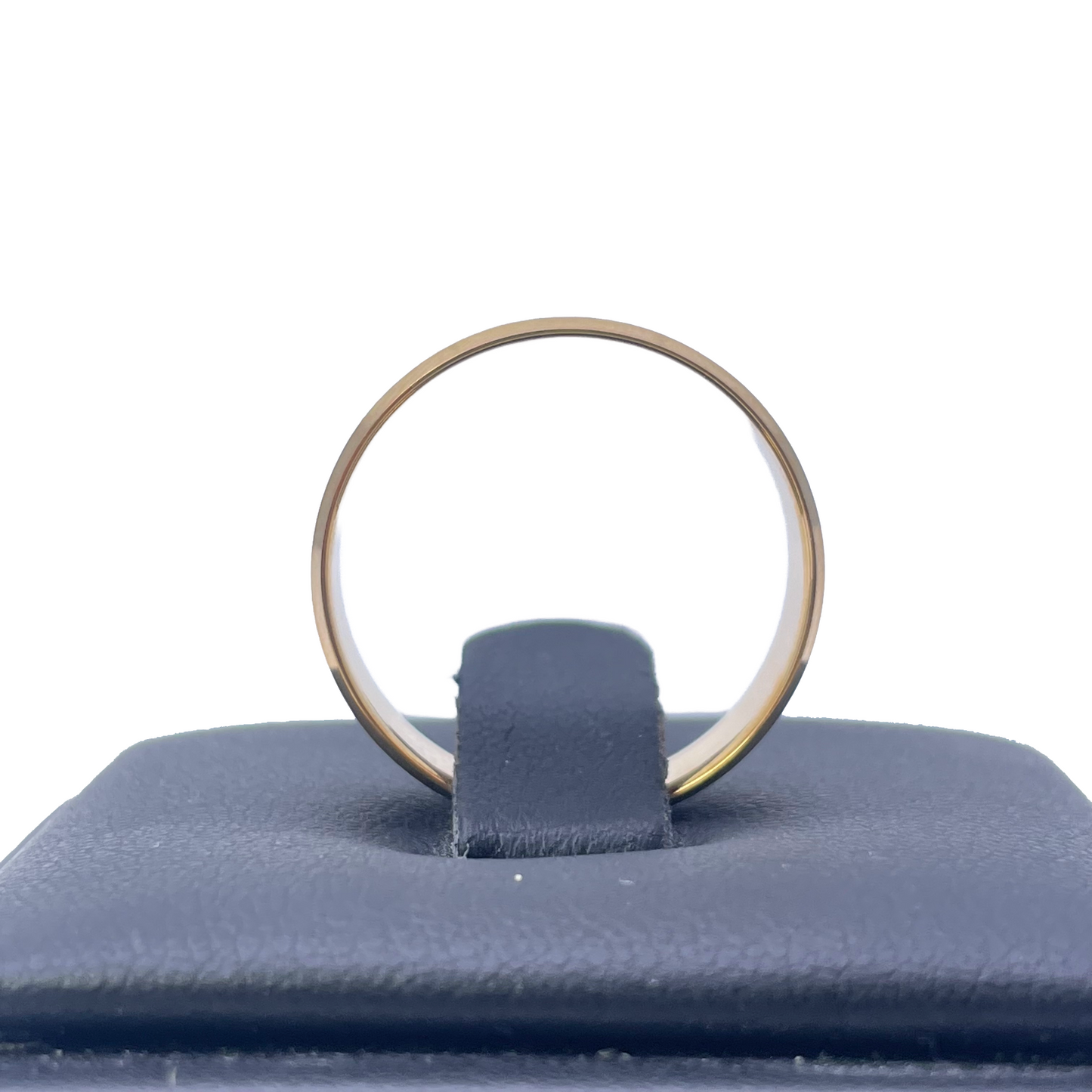 22ct Yellow Gold Matte Finish Double Groove & Bevelled Men's Wedding Band 6mm