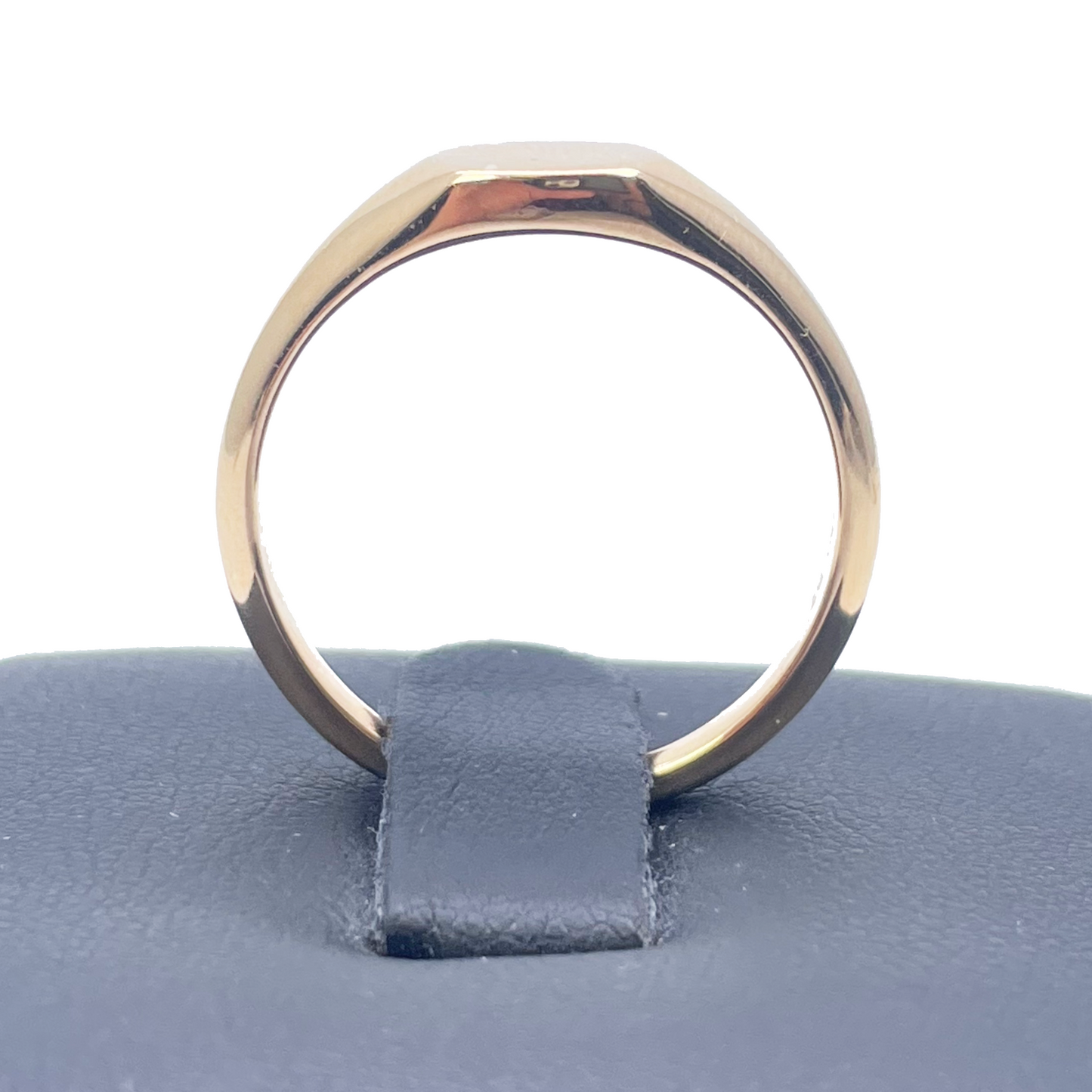 18ct Yellow Gold High Polished Square Men's Signet Ring