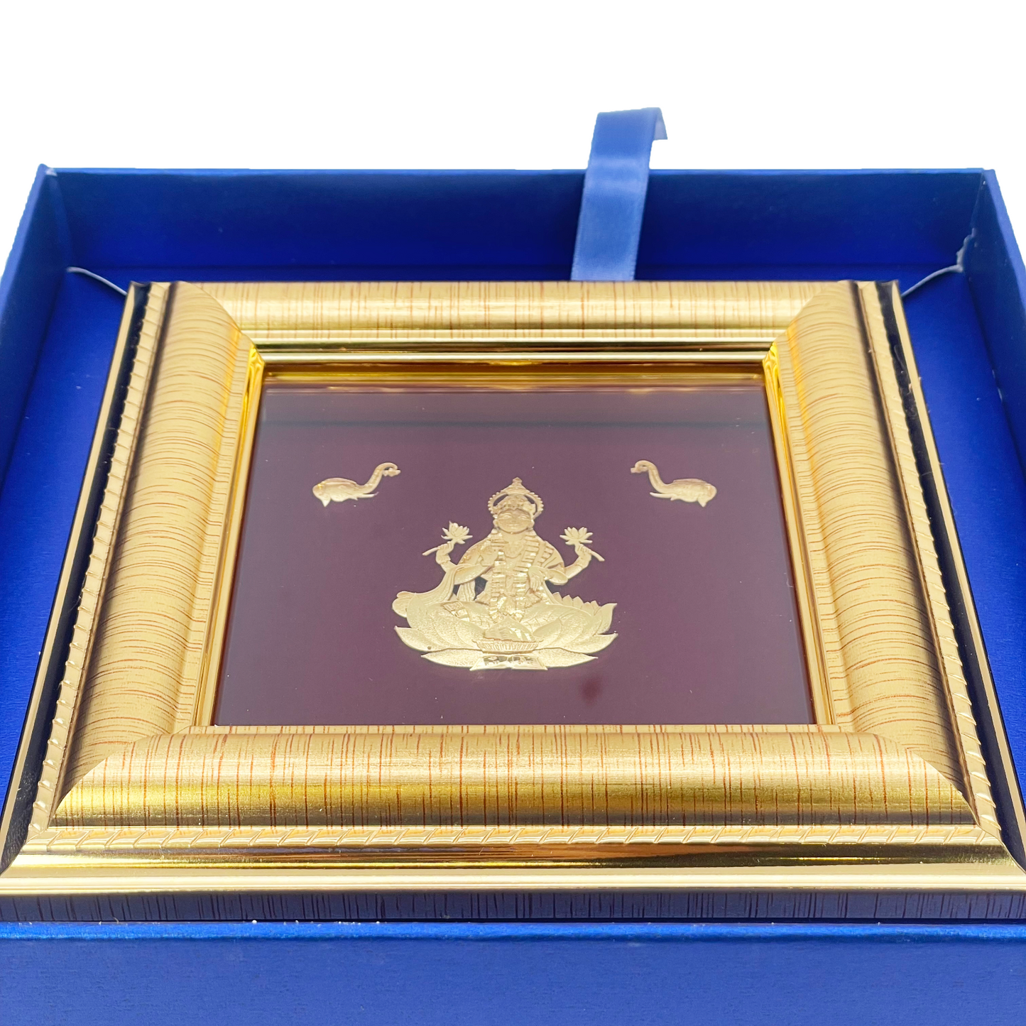 24ct Pure Gold Leaf Lakshmi Frame 13.9 x 13.9cm