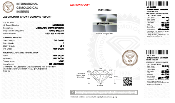 18ct YellowGold Lab Grown Diamond 6-Claw 0.50ct Beaded Mangalsutra Necklace IGI  Mangalsutra Chains