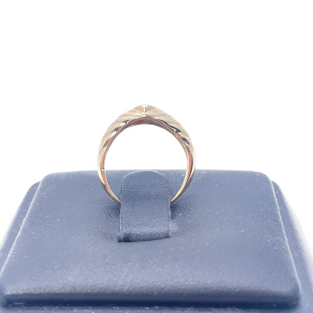 18ct Yellow Gold High Polished Solitaire Diamond Ring 0.10ct