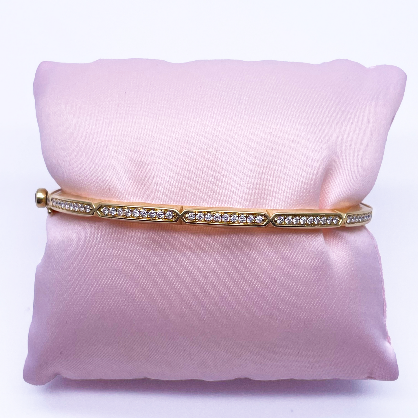 18ct Yellow Gold Diamond Bangle/Bracelet From Boodles Art Deco Jazz Collection 0.63ct  Diamond Bracelets
