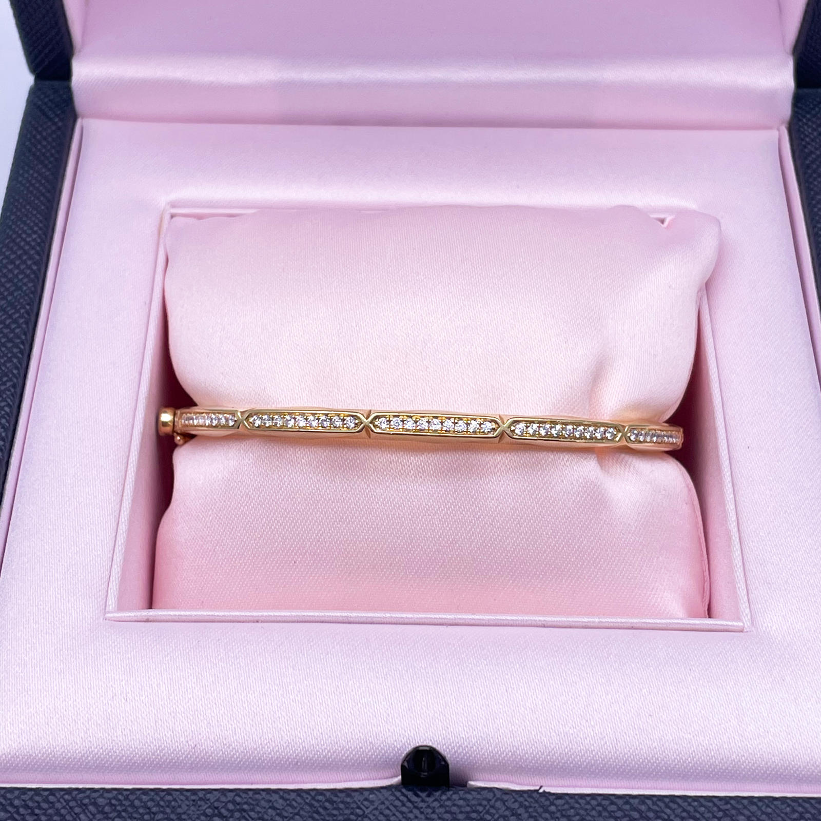 18ct Yellow Gold Diamond Bangle/Bracelet From Boodles Art Deco Jazz Collection 0.63ct  Diamond Bracelets
