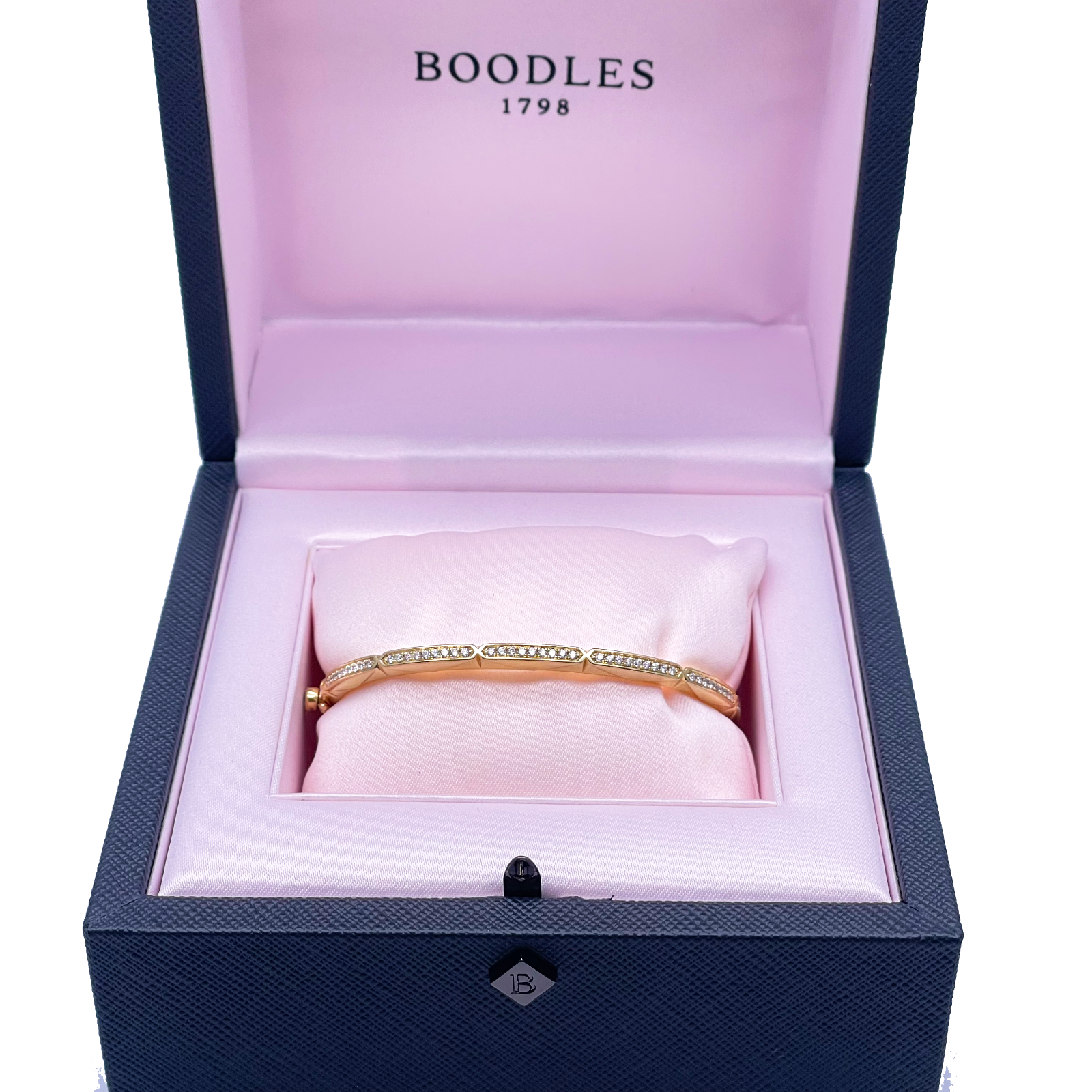18ct Yellow Gold Diamond Bangle/Bracelet From Boodles Art Deco Jazz Collection 0.63ct  Diamond Bracelets