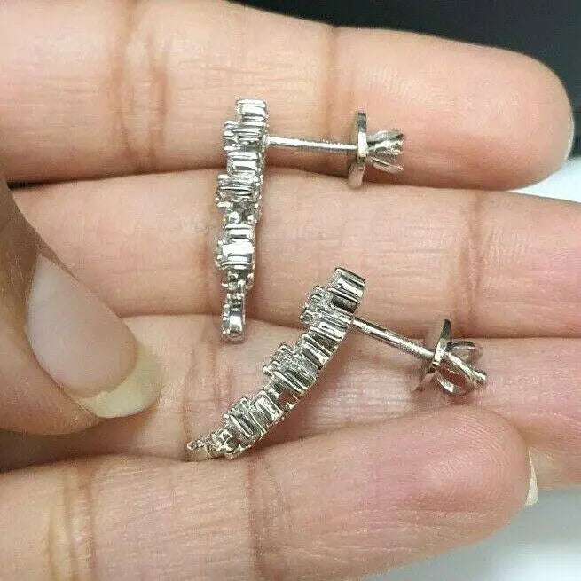 18Carat White Gold Diamond Necklace & Earrings 4.63cts 