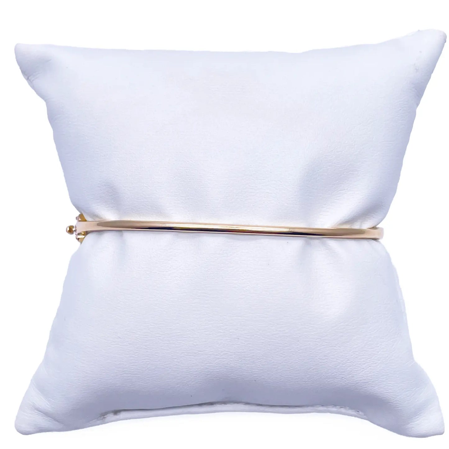 18ct Yellow Gold Natural Diamond High-Polished Fancy Bangle 0.52ct  Diamond Bracelets