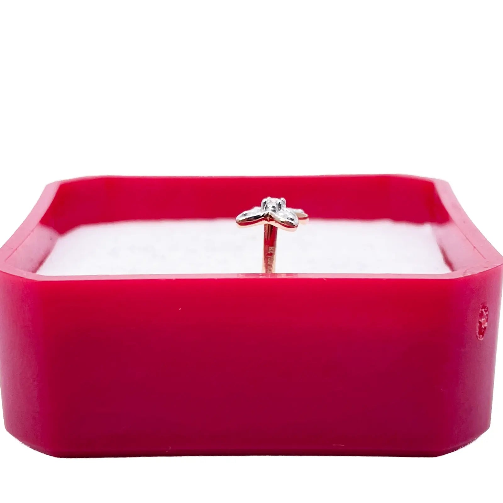 18ct Yellow, White or Rose Gold Natural Round Diamond Five Stone Flower Nose Stud 0.07ct 