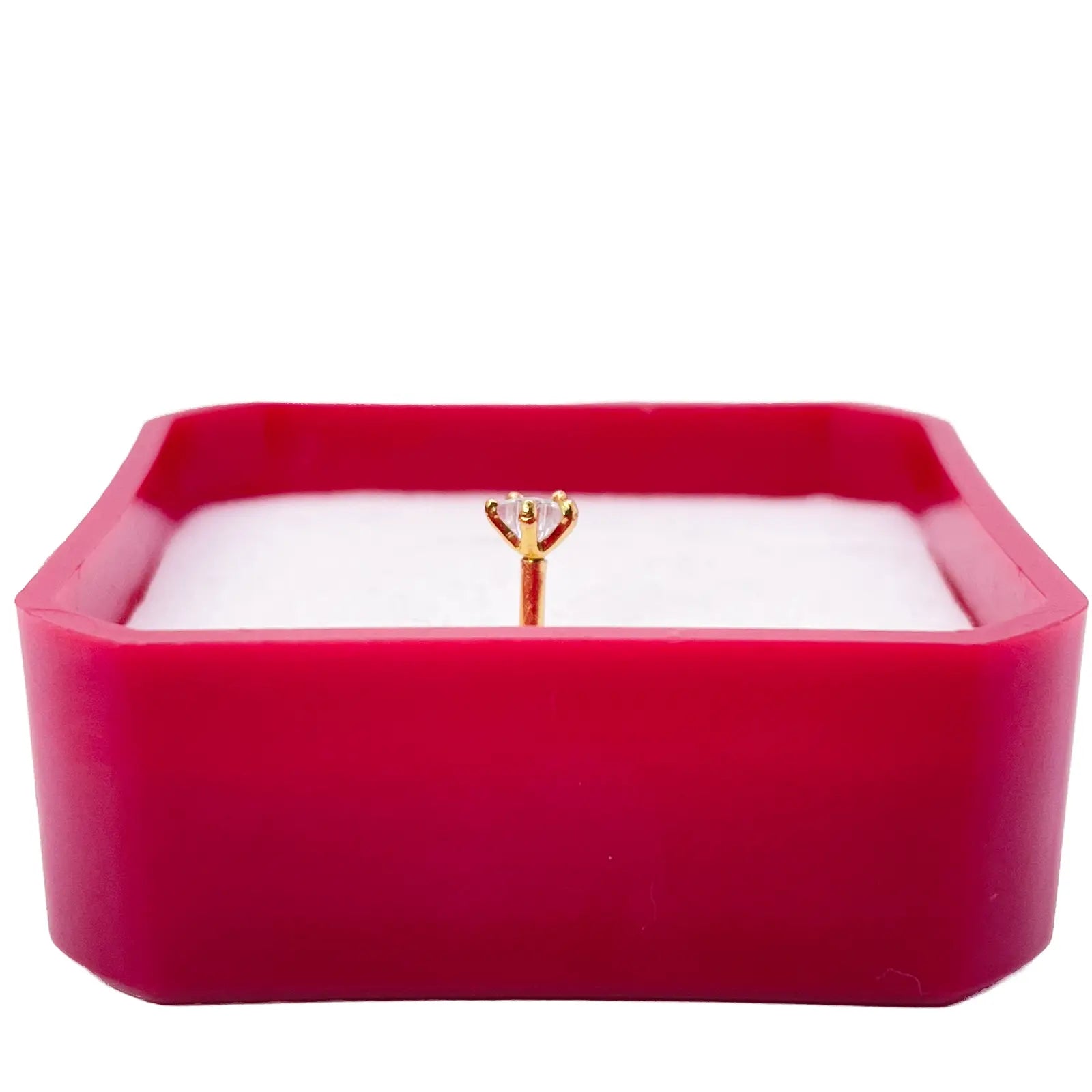 22ct Gold Cubic Zirconia Star Nose Stud/Pin 4.3mm Width 