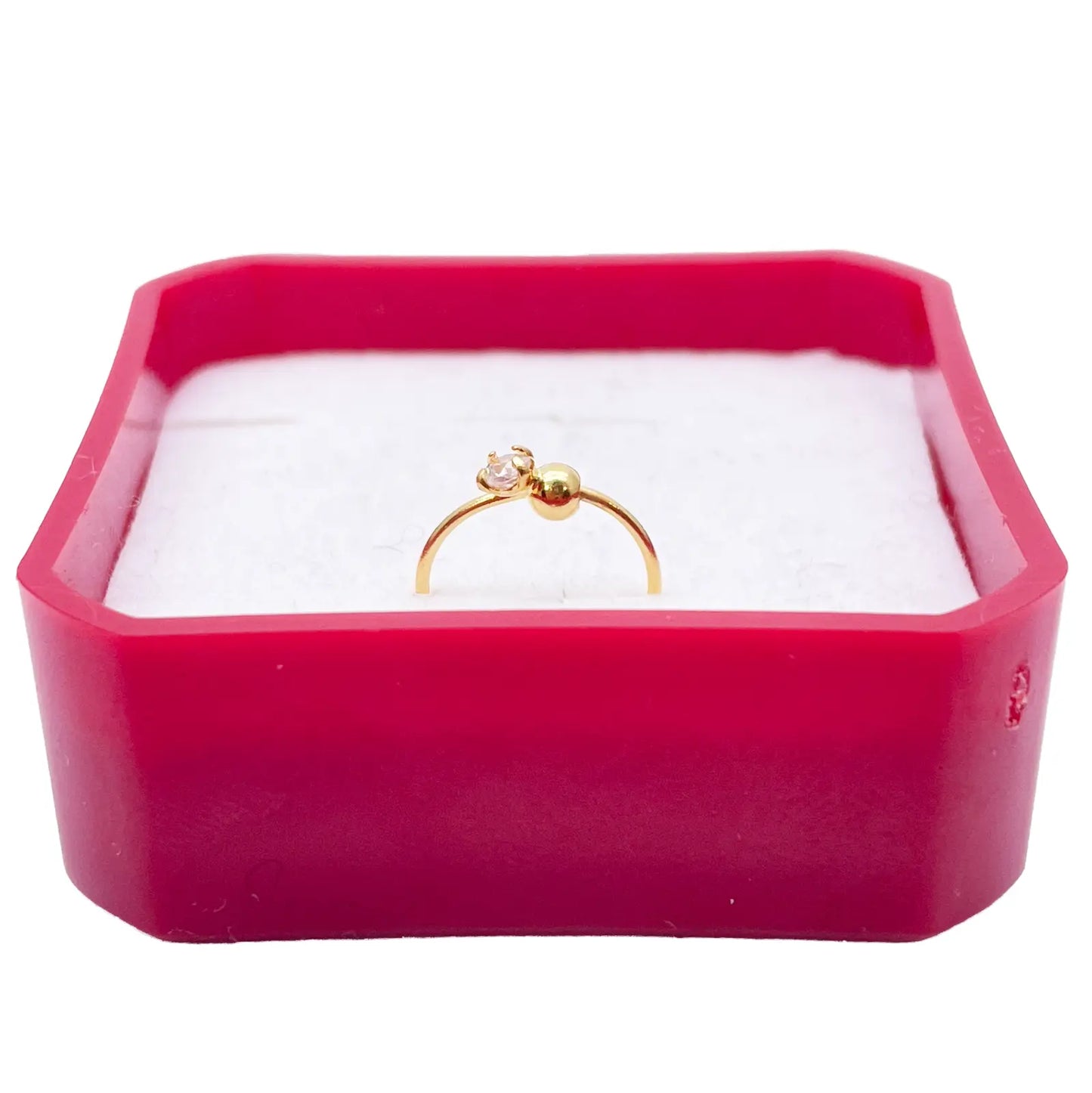 22ct Yellow Gold Beautiful Tiny Hoop Huggie Nose Hoop Huggie Ring 8.8mm 
