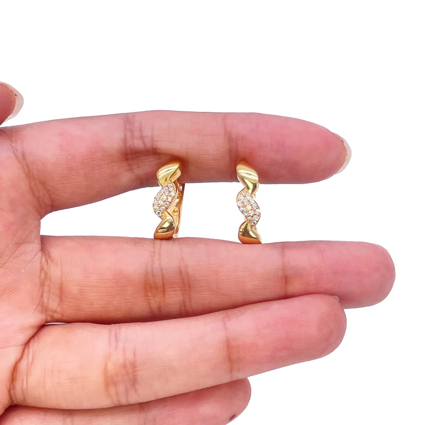 22ct Yellow Gold Circle Of Life Leaf Pendant & Matching Leaf Earrings Set 