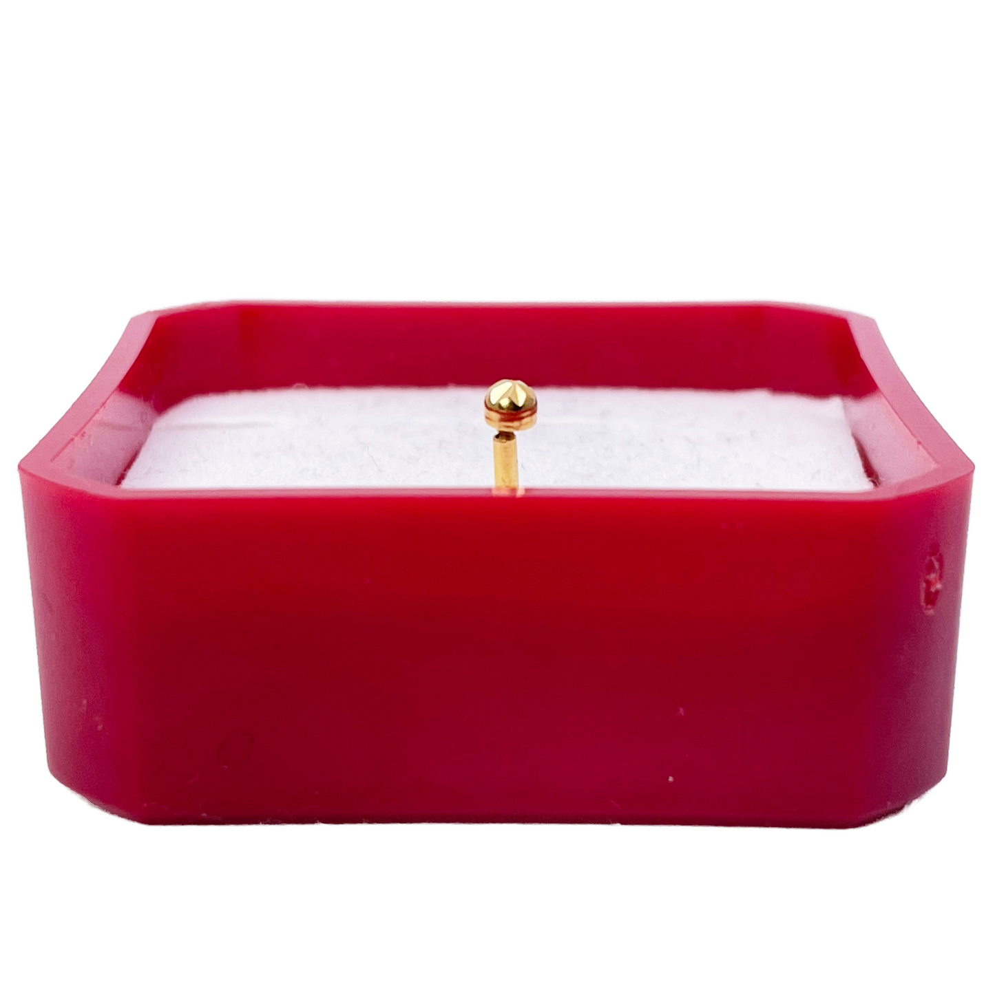 22ct Yellow Gold Gold Diamond Cut Flower Design Single Nose Stud/Pin 2.2mm Width 