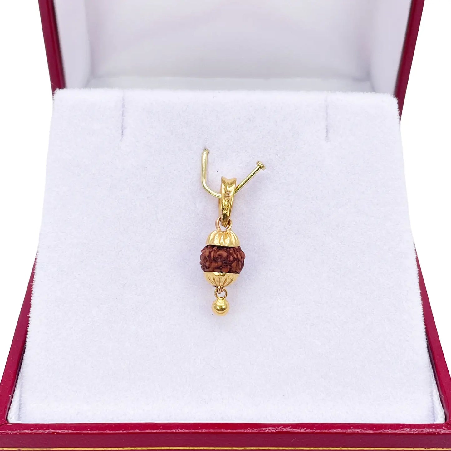 22ct Yellow Gold Handmade Rudraksha Small Pendant 