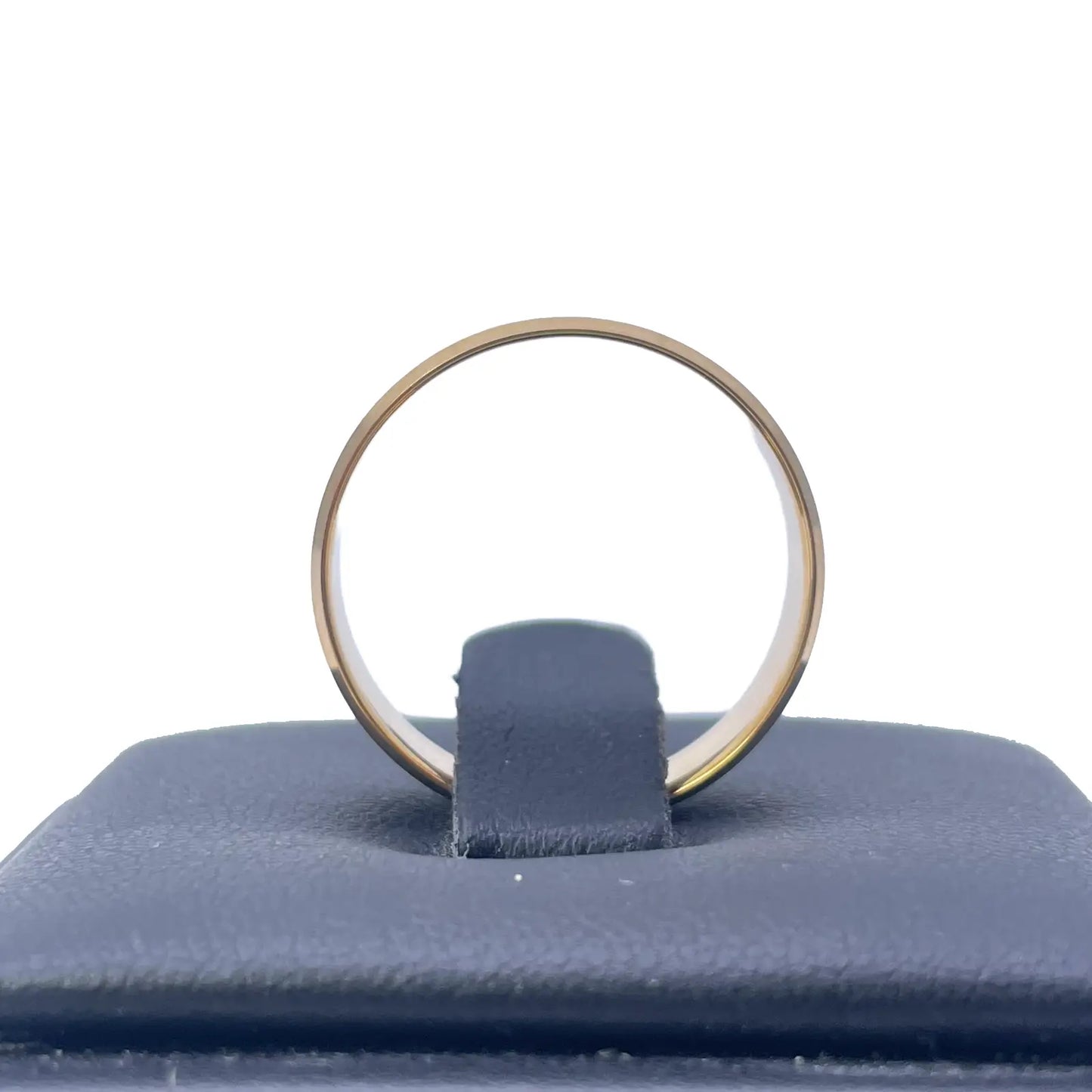 22ct Yellow Gold Matte Finish Double Groove & Bevelled Men's Wedding Band 6mm 