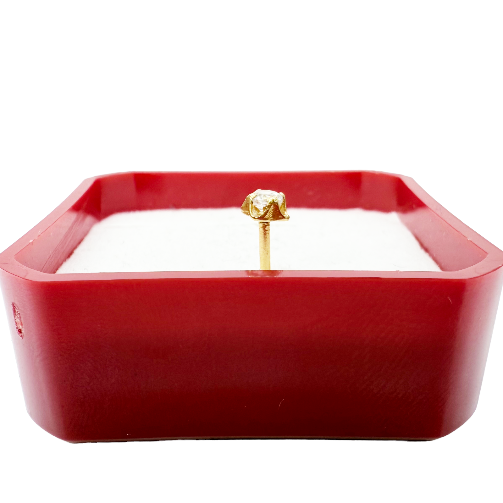 22ct Yellow Gold Nose Stud/Pin, Tragus, Helix Or 2nd Lobe Stud 3.0mm Width 