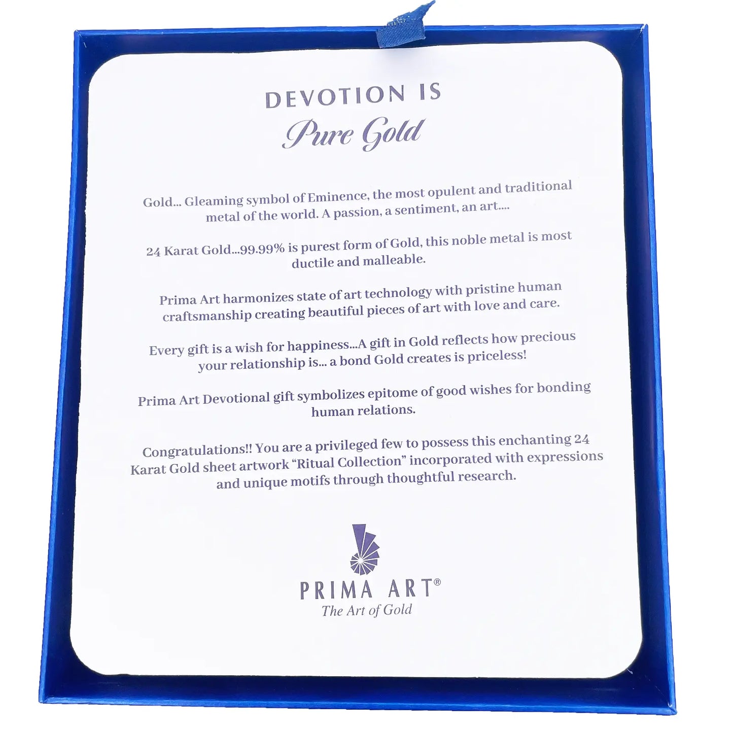 24ct Pure Gold Leaf Swaminarayan Frame 16.5 x 19cm 