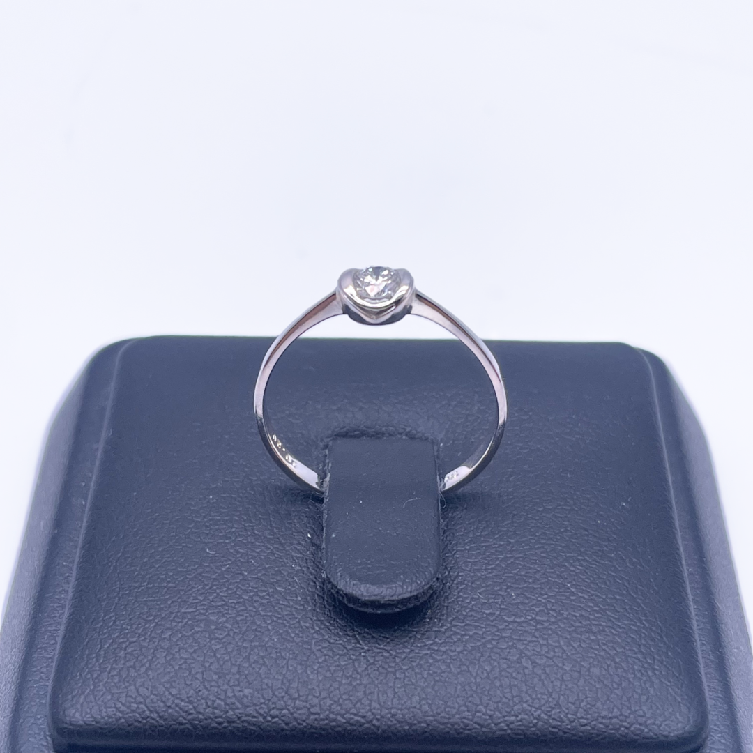 18ct White Gold Diamond Solitaire Ring 0.20ct  Diamond Ring