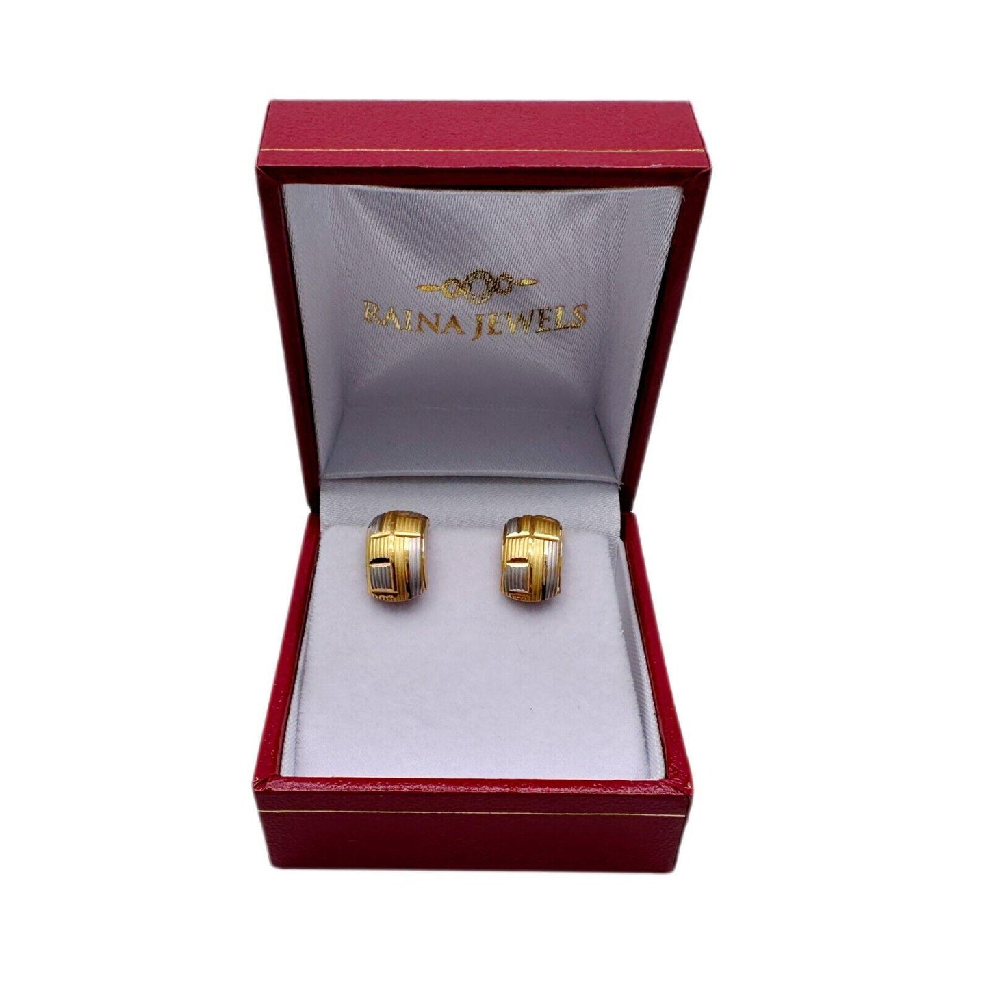 18ct Yellow Gold Diamond Cut Round Ball Earrings