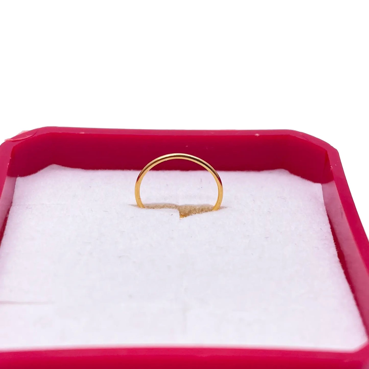 22ct Plain Polished Yellow Gold Single Nose Hoop 10mm  Diamond Bracelets