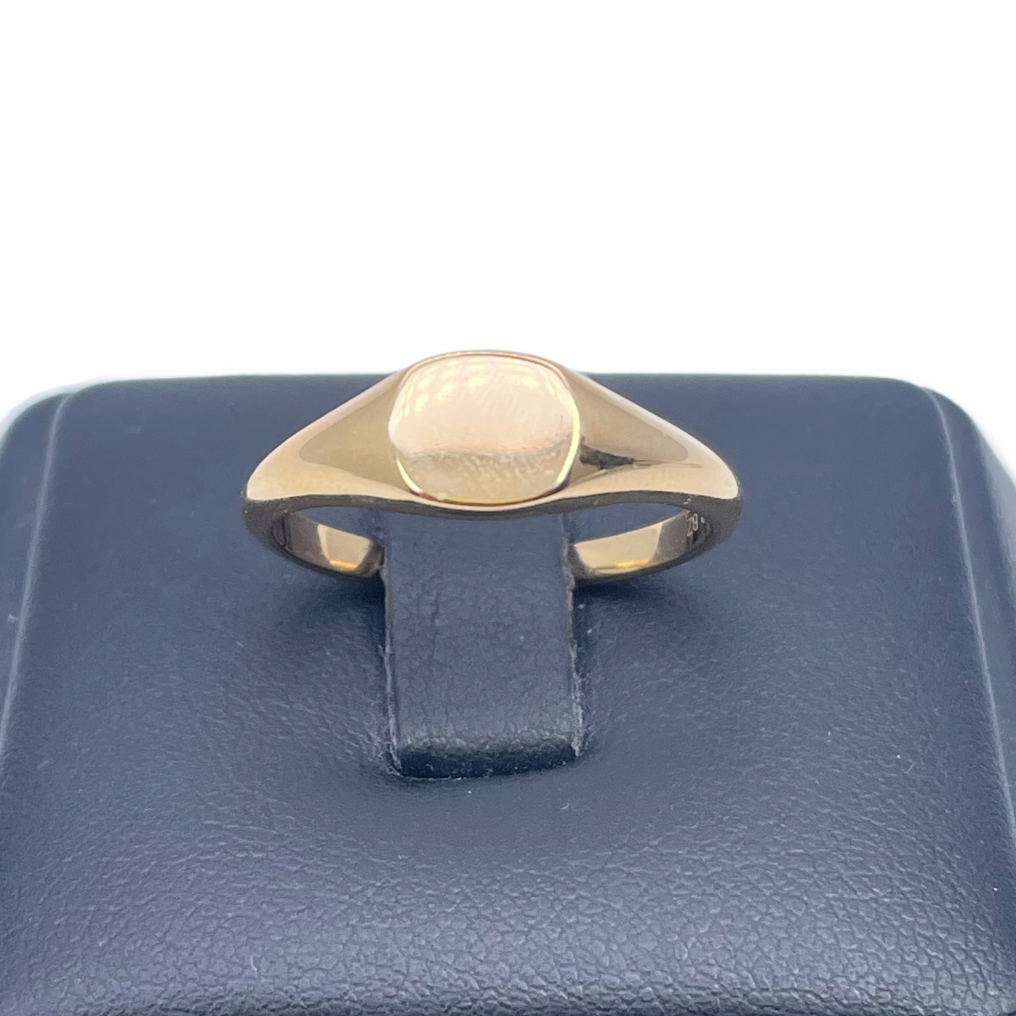 22ct Yellow Gold High Polished Square Men's Signet Ring