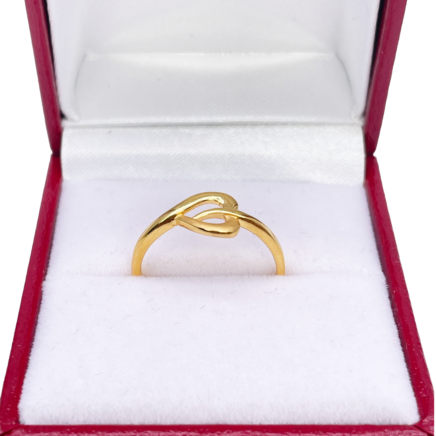 22ct Yellow Gold Polished & Matt Minimalist Designed Ring