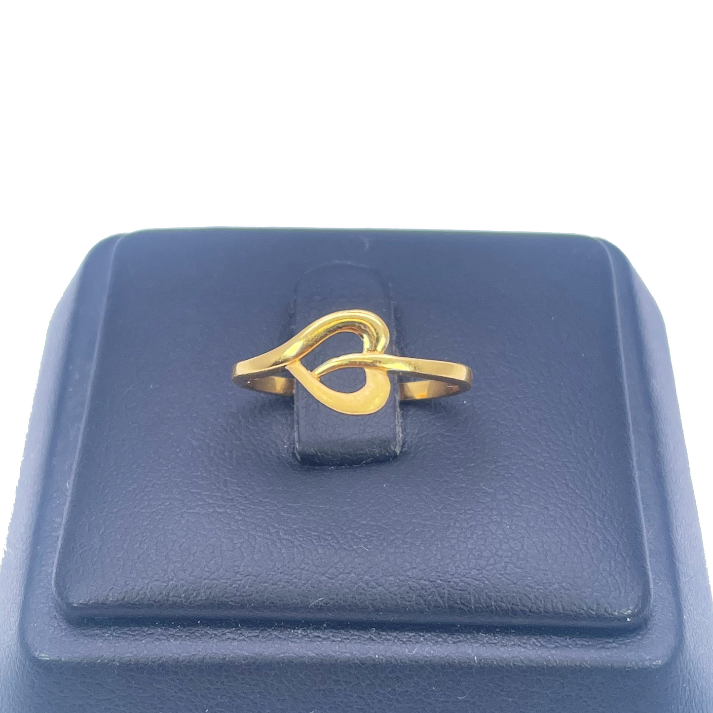 22ct Yellow Gold Polished & Matt Minimalist Designed Ring