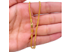 22ct Yellow Gold Foxtail Dragon Chain Necklace 16''inches 1.5mm Width