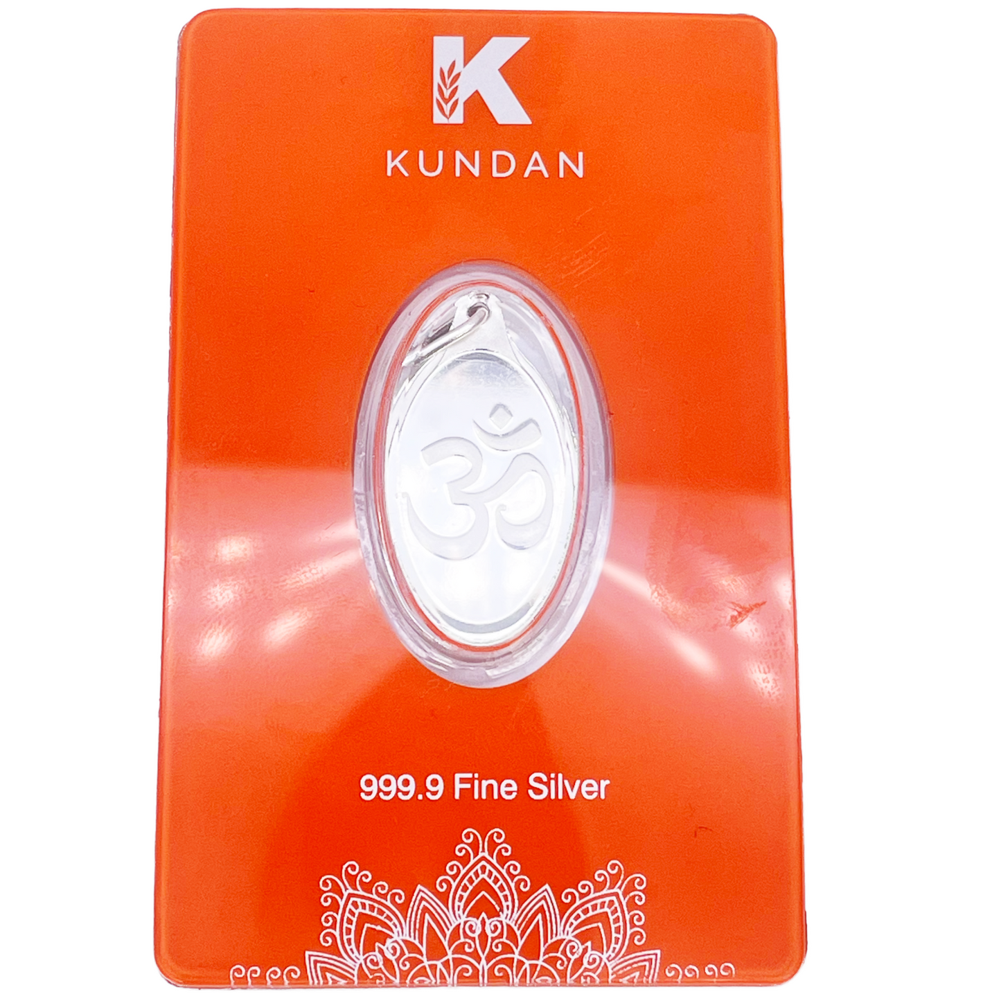 999.9 Fine Pure Silver 5 Grams Om Pendant Sealed Pack