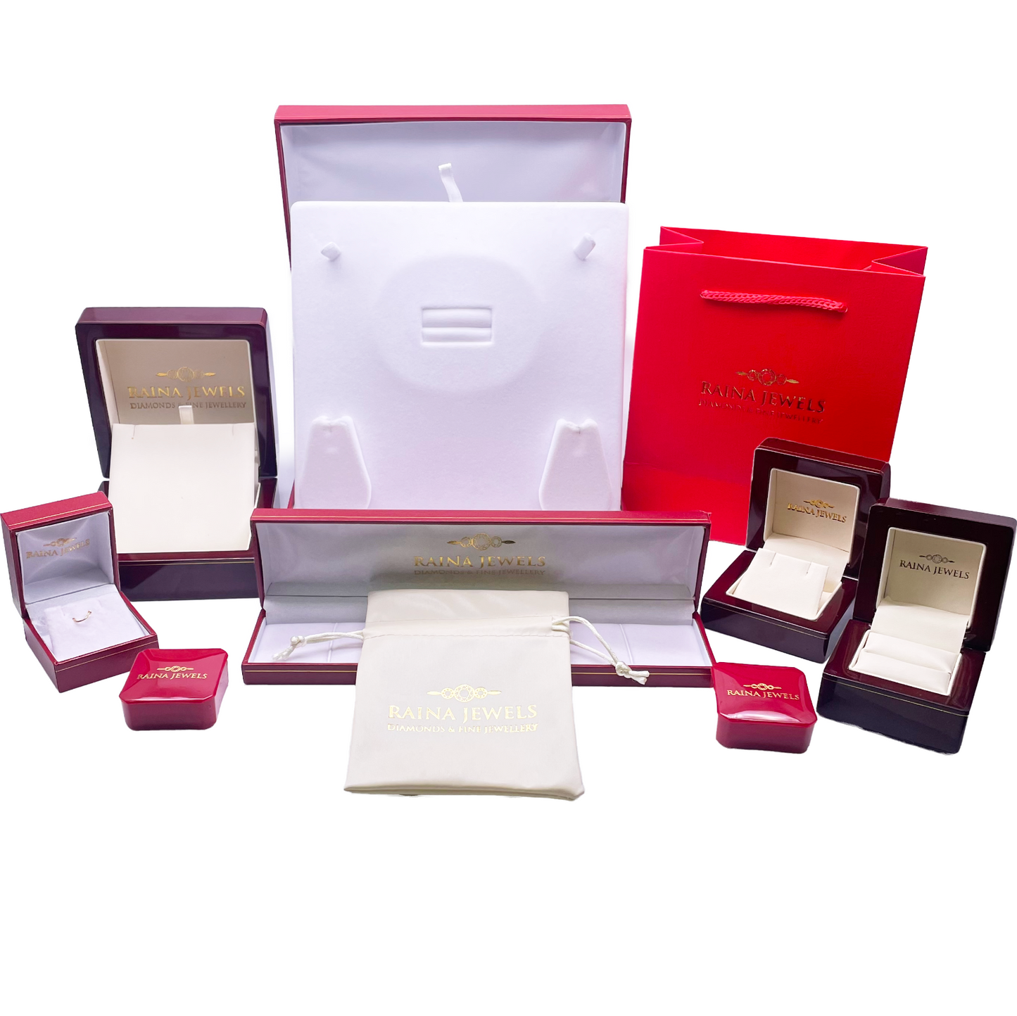 18ct Gold Ruby Diamond Ring Natural Round & Emerald Cut Three-Stone 0.75ct  Diamond Ring