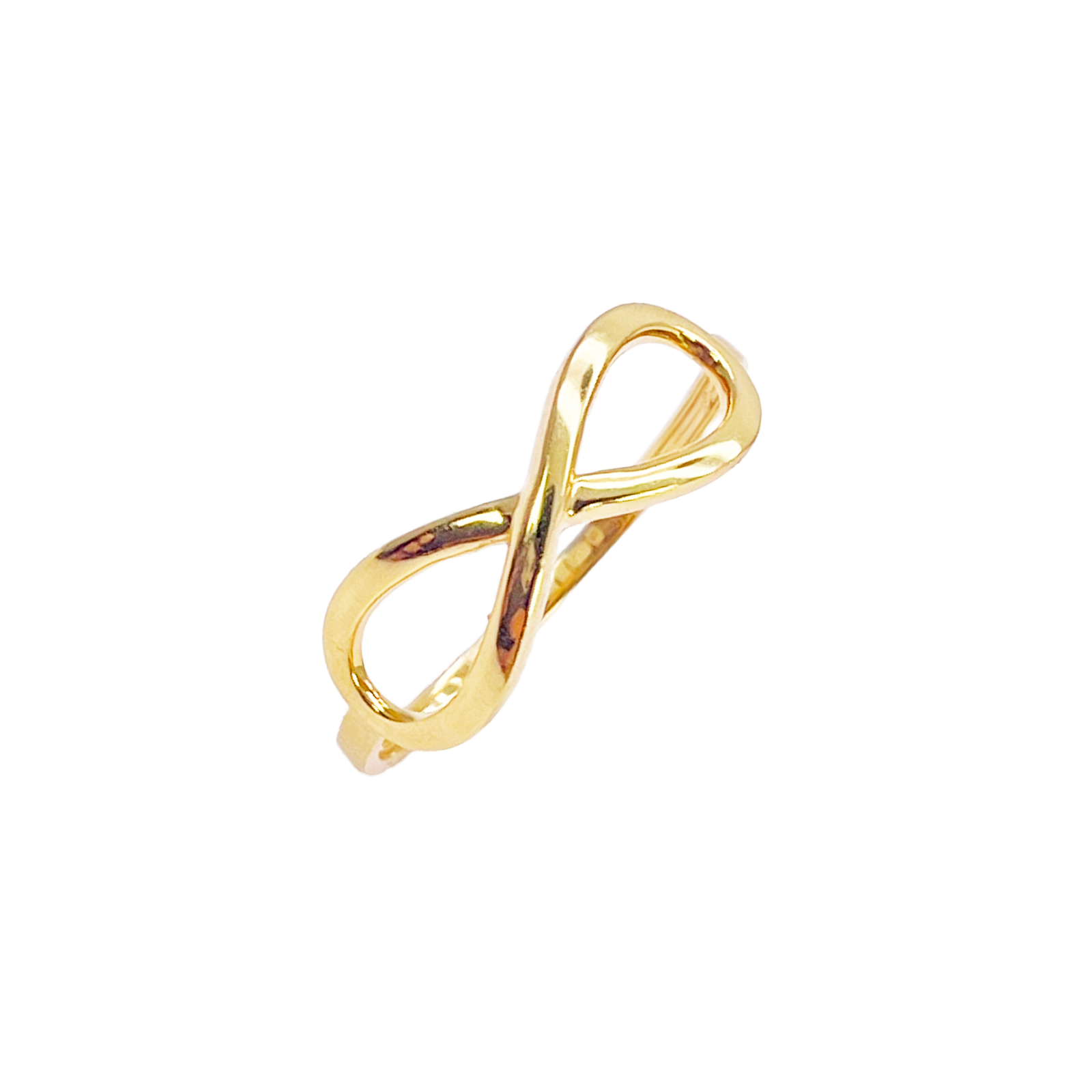 22ct Gold Infinity Ring High Polished 5.8 mm Width Size N 