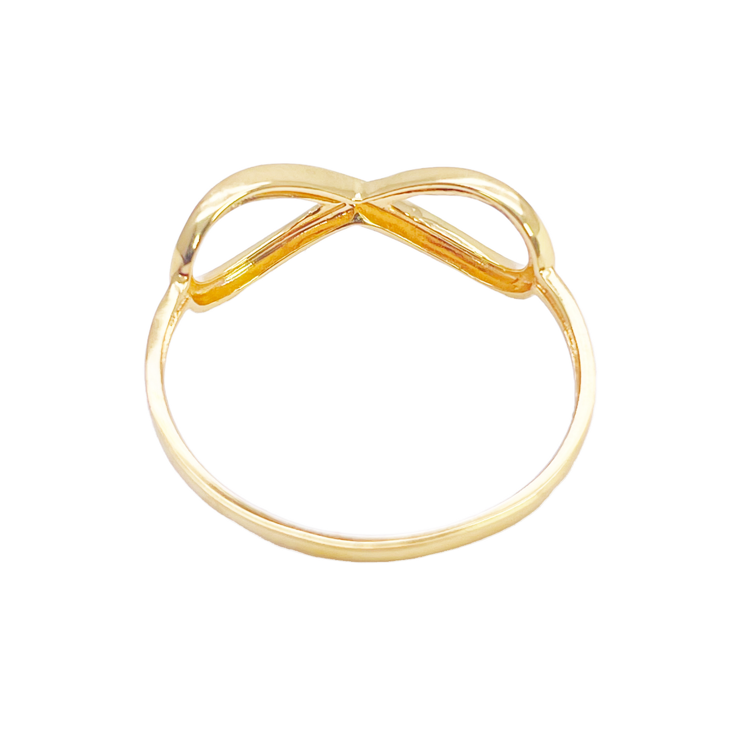 22ct Gold Infinity Ring High Polished 5.8 mm Width Size N 