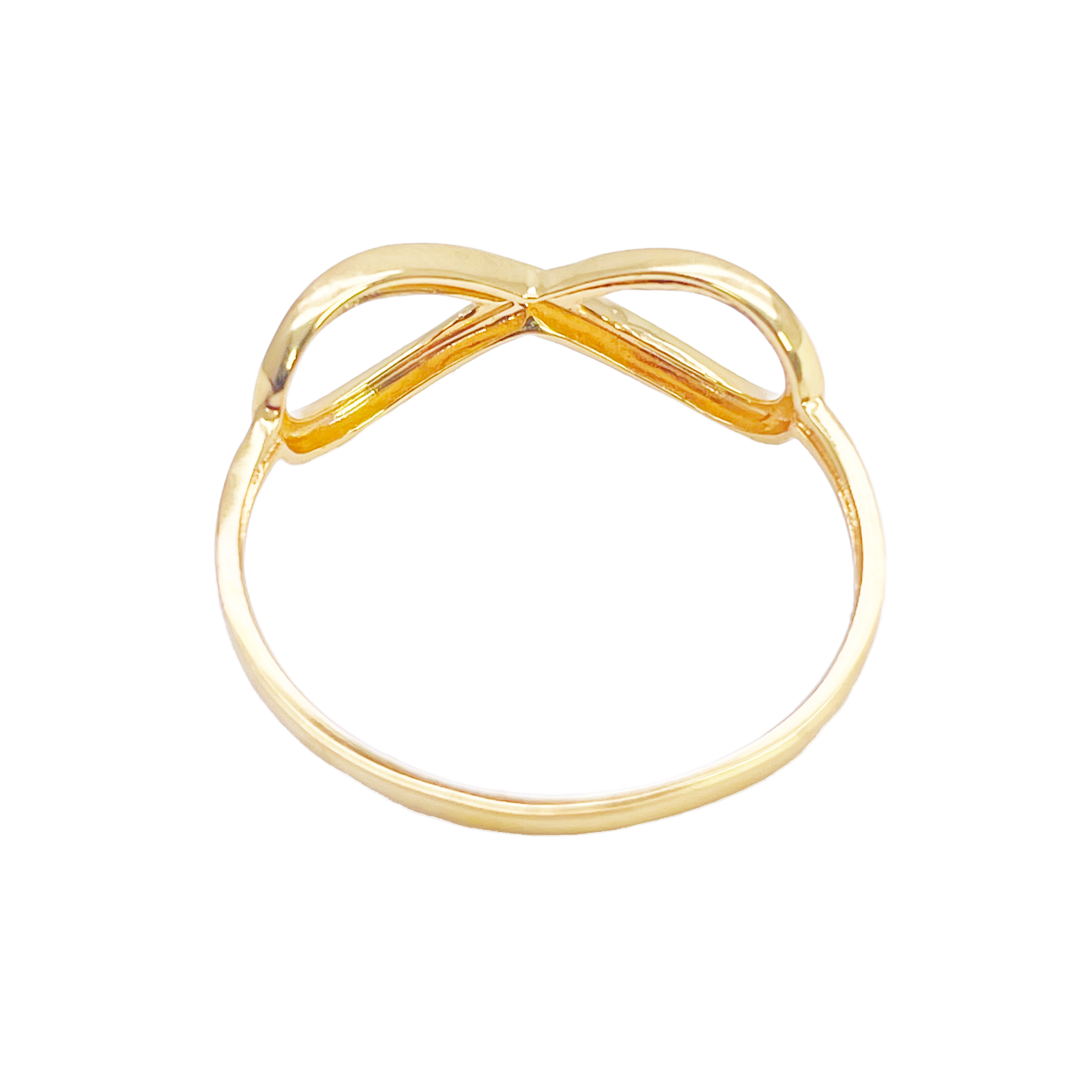22ct Gold Infinity Ring High Polished 5.8 mm Width Size N 