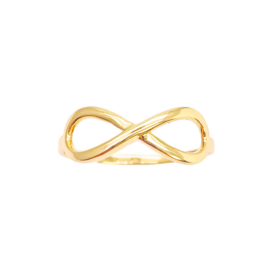 22ct Gold Infinity Ring High Polished 5.8 mm Width Size N 