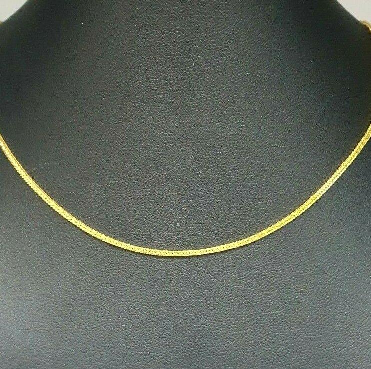 22ct Yellow Gold Men's/Ladies Fancy Chain Necklace 20'' inch