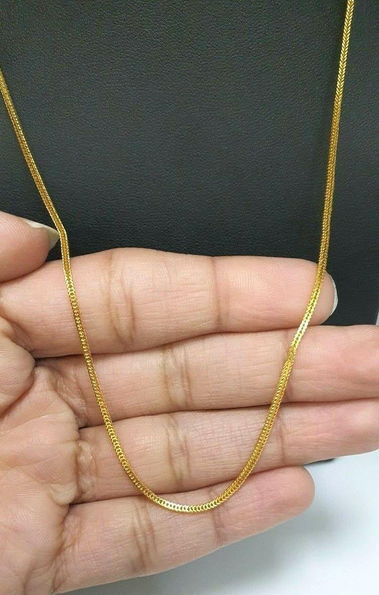 22ct Yellow Gold Men's/Ladies Fancy Chain Necklace 20'' inch