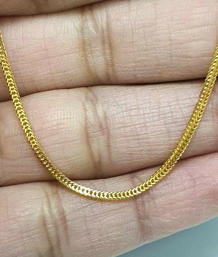 22ct Yellow Gold Men's/Ladies Fancy Chain Necklace 20'' inch