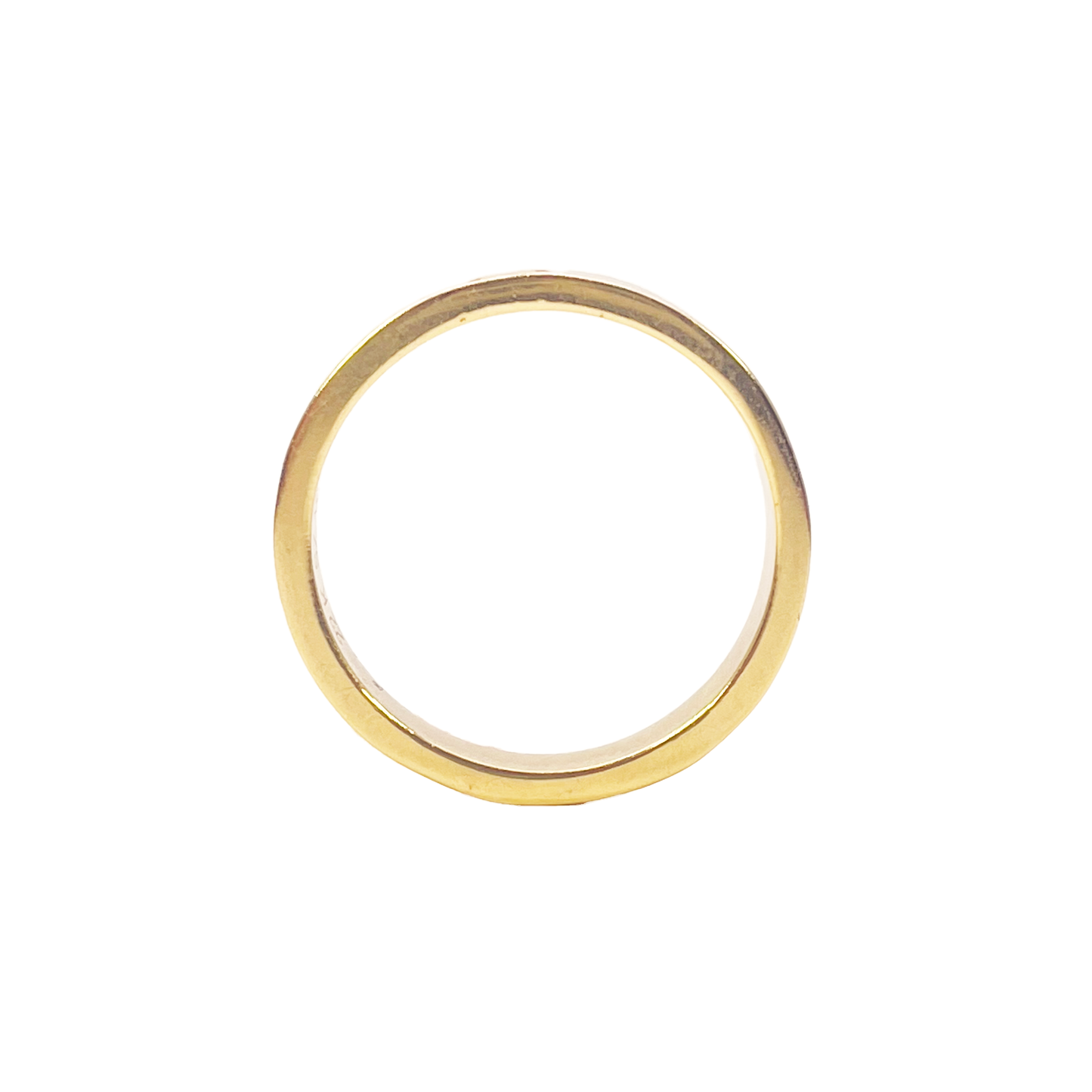 22ct Yellow Gold Trendy High Polished Screw Design Ring