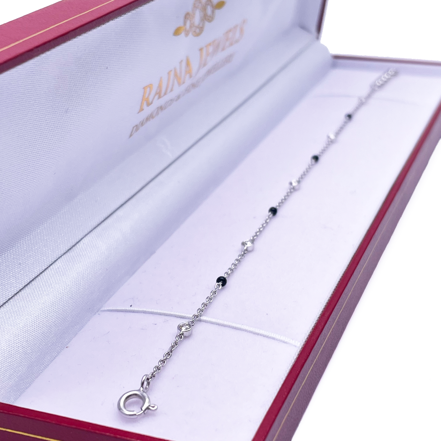 18ct Yellow Gold Natural Diamond By Yard Mangalsutra Bracelet, 0.20ct