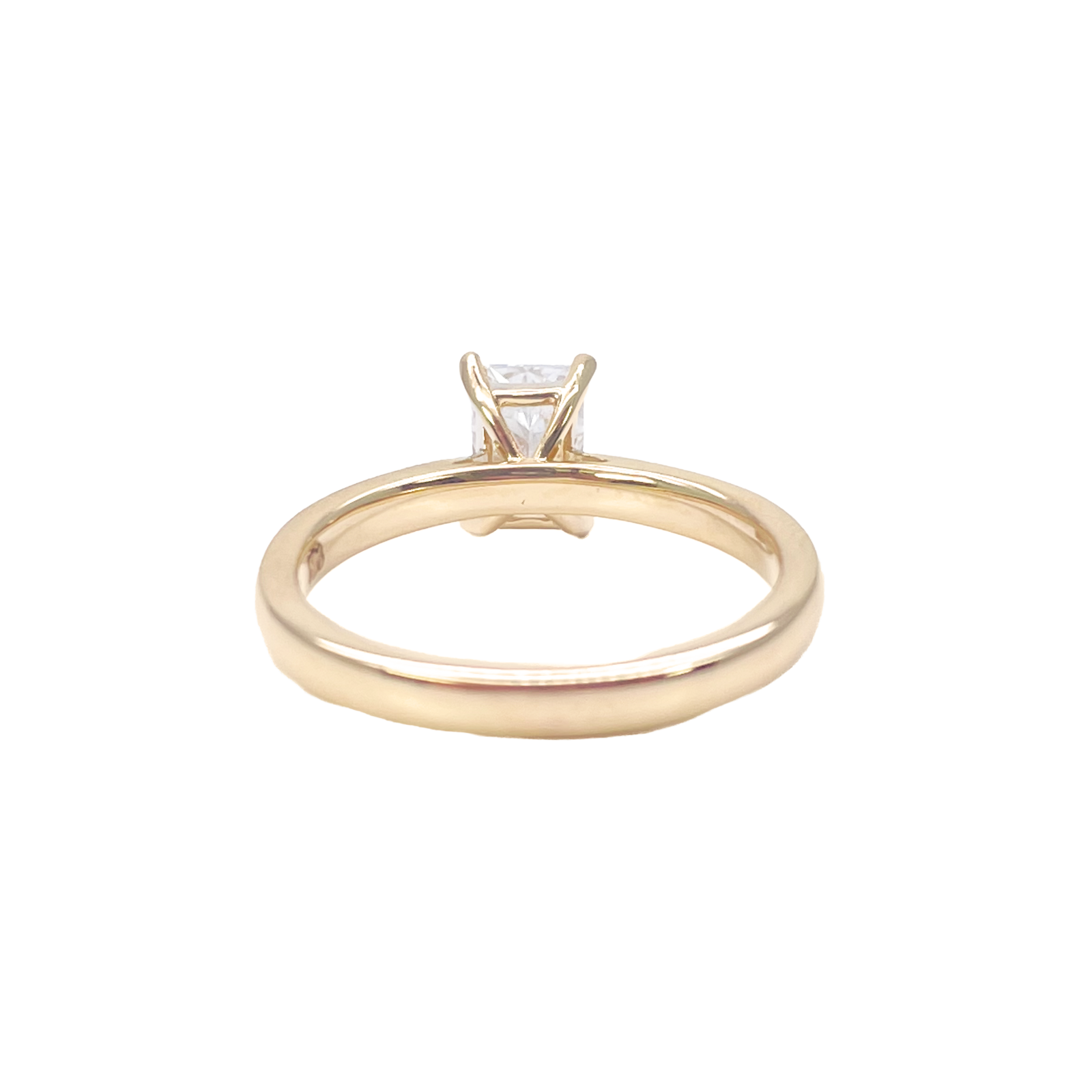 Radiant Cut Natural Diamond Solitaire Engagement Ring 0.50ct GIA Certified  Diamond Ring