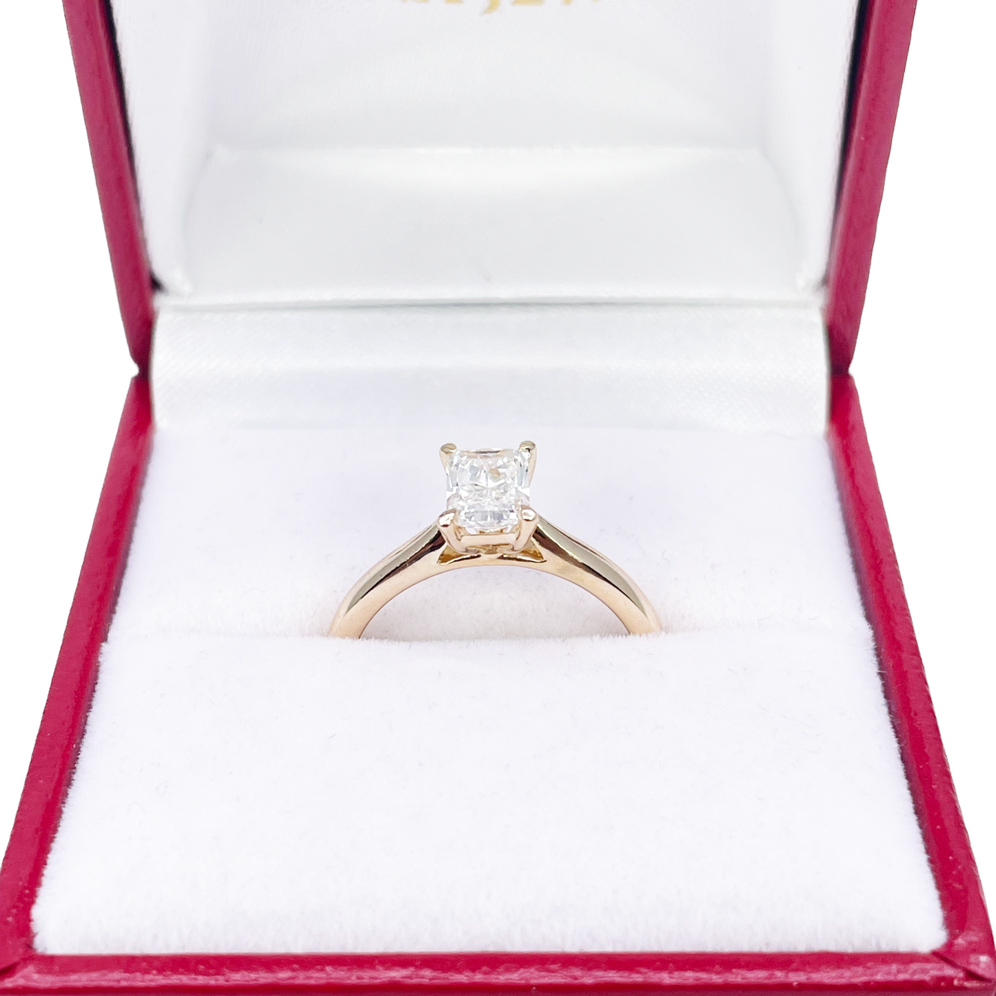Radiant Cut Natural Diamond Solitaire Engagement Ring 0.70ct GIA Certified  Diamond Ring