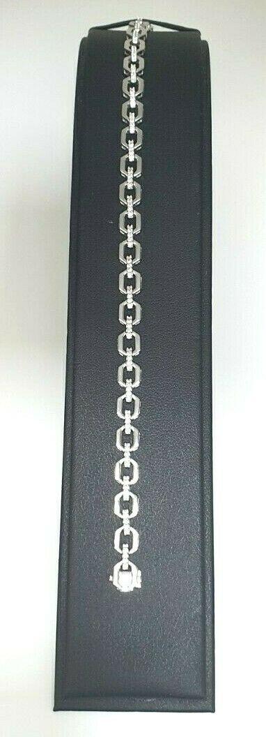 18ct White Gold & Diamond Ladies Bracelet 0.70cts 7.5'' Inches