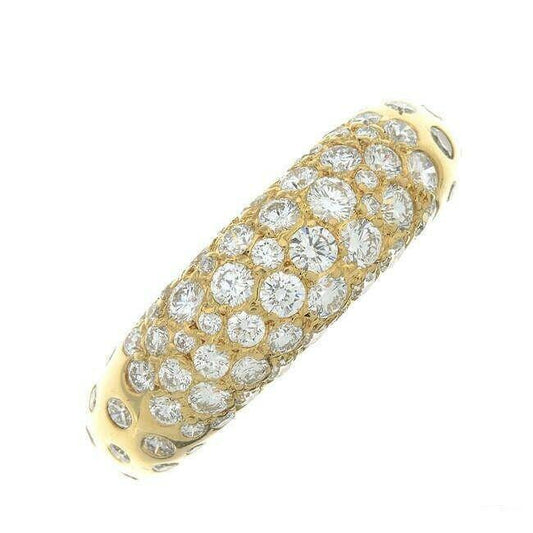 Chaumet Grains De Caviar Anneau Ring Diamond Pre-Owned Pristine Condition & Box