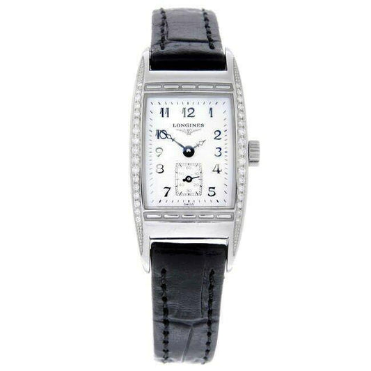 Longines BelleArti Lady's Diamond Set Bezel & Mother Of Pearl Dial Watch 19mm