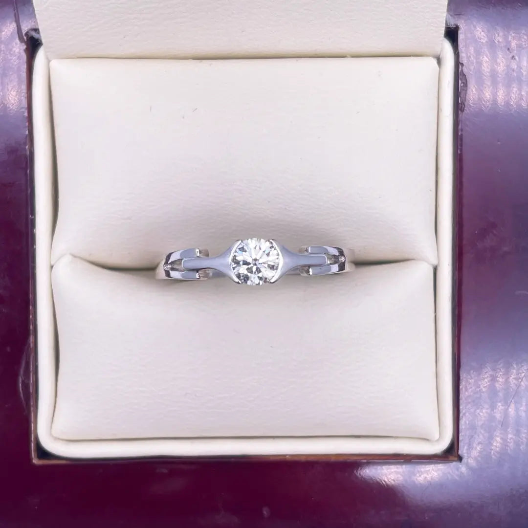 18ct White Gold Diamond Solitaire Ring 0.26ct  Diamond Ring