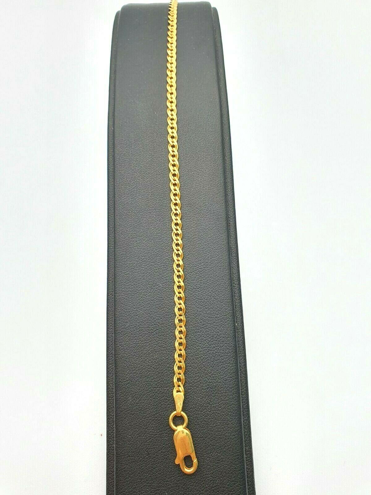 22ct Yellow Gold Ladies Fancy Link Bracelet 7.5 inches