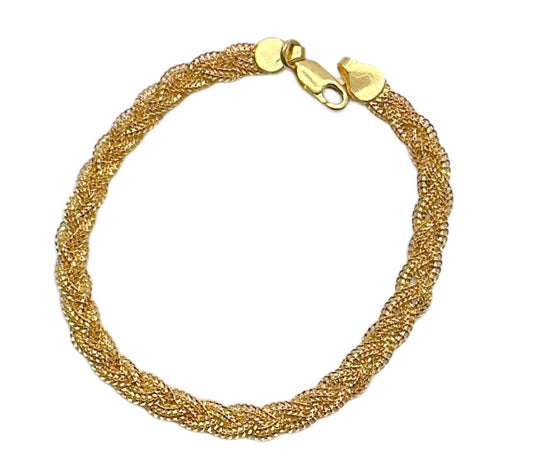 22ct Yellow Solid Gold Ladies Bracelet